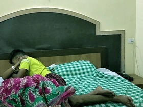 Indian Bengali Hot Boudi Caught and Fucked by Teen Stepbrother!! Interdiction Sex
