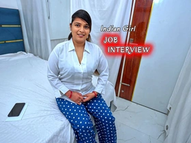 Interview Fuck- Huge Ass Indian Village Latitudinarian Fucked Hard by Interviewer almost Hindi Audio