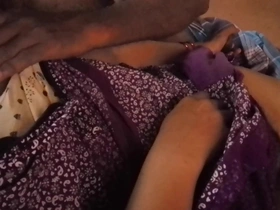 Indian Village Girl Gets The brush Boobs Massaged by The brush Husband