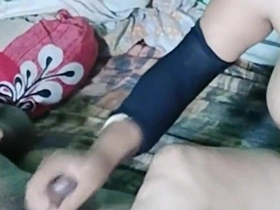Indian Wife First Time Sex with Scrimp