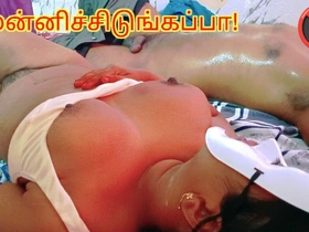 StepDad Caught His stepDaughter While Speaking with Their way BF Then He Punished Their way - Full Tamil Audio with Loud Real Moaning