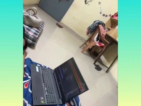 18 Year Old Indian Hot Girl Shagging with Boyfriend with Hindi Talking Missionory and Doggy Style