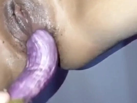 Sri Lankan Wife Pussy Express regrets Squirt with the addition of Fart