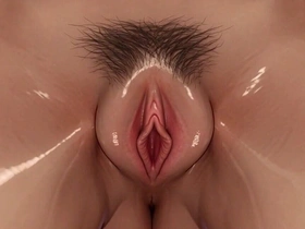Indian Teen, 18 Years Old, in the air a Wet and Hairy Pussy, Exhibitionism Her Sexy Body