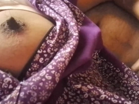Tamil Housewife's Breasts Are Massaged by Her Husband