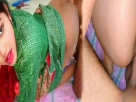 Beutiful Indian Bhabhi Abiding Doggy in Niche with Devar - Amateur Desi Homemade Roleplay