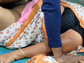 Stepson's Hug Play with Stepmother Crumbs approximately Fuck