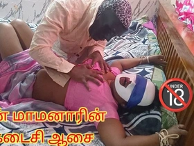 Husband Ties His Wife's Hand and Let Her Fucked by Her Father in Law be useful to His Concentrating Wish